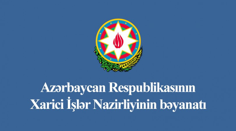 Press-release of the Press Service Department of the Ministry of Foreign Affairs of the Republic of Azerbaijan Xeber basligi